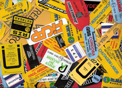 Fitas e etiquetas vulcanizáveis